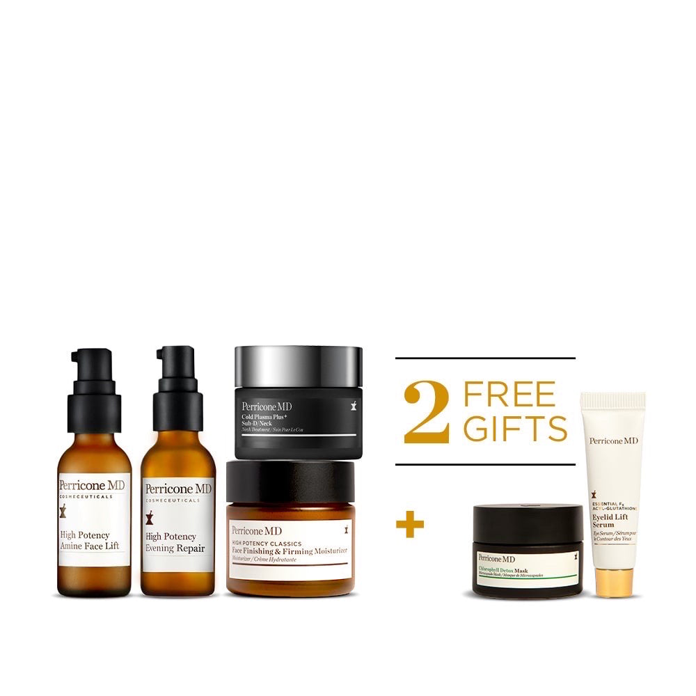 Neck & Face Firming Kit with Cold Plasma Sub-D+