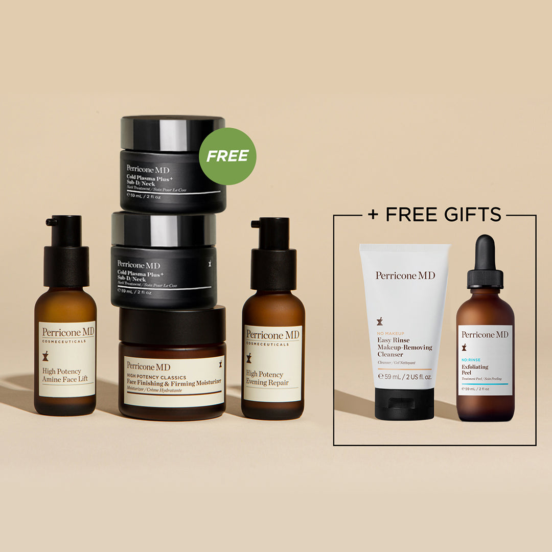 Neck & Face Firming Kit with Cold Plasma Sub-D+