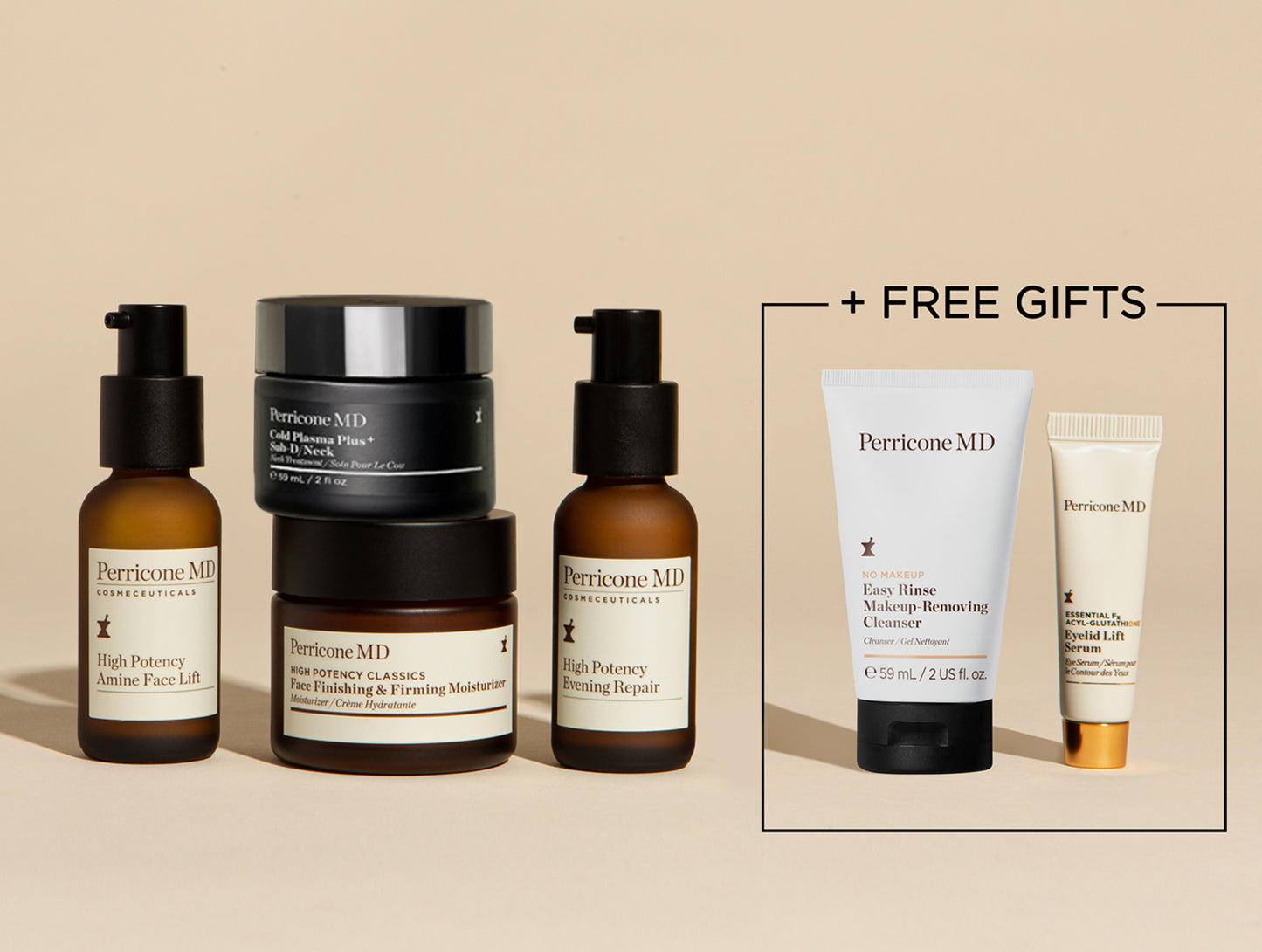 Neck & Face Firming Kit with Cold Plasma Sub-D+